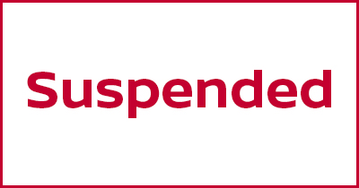 Suspended